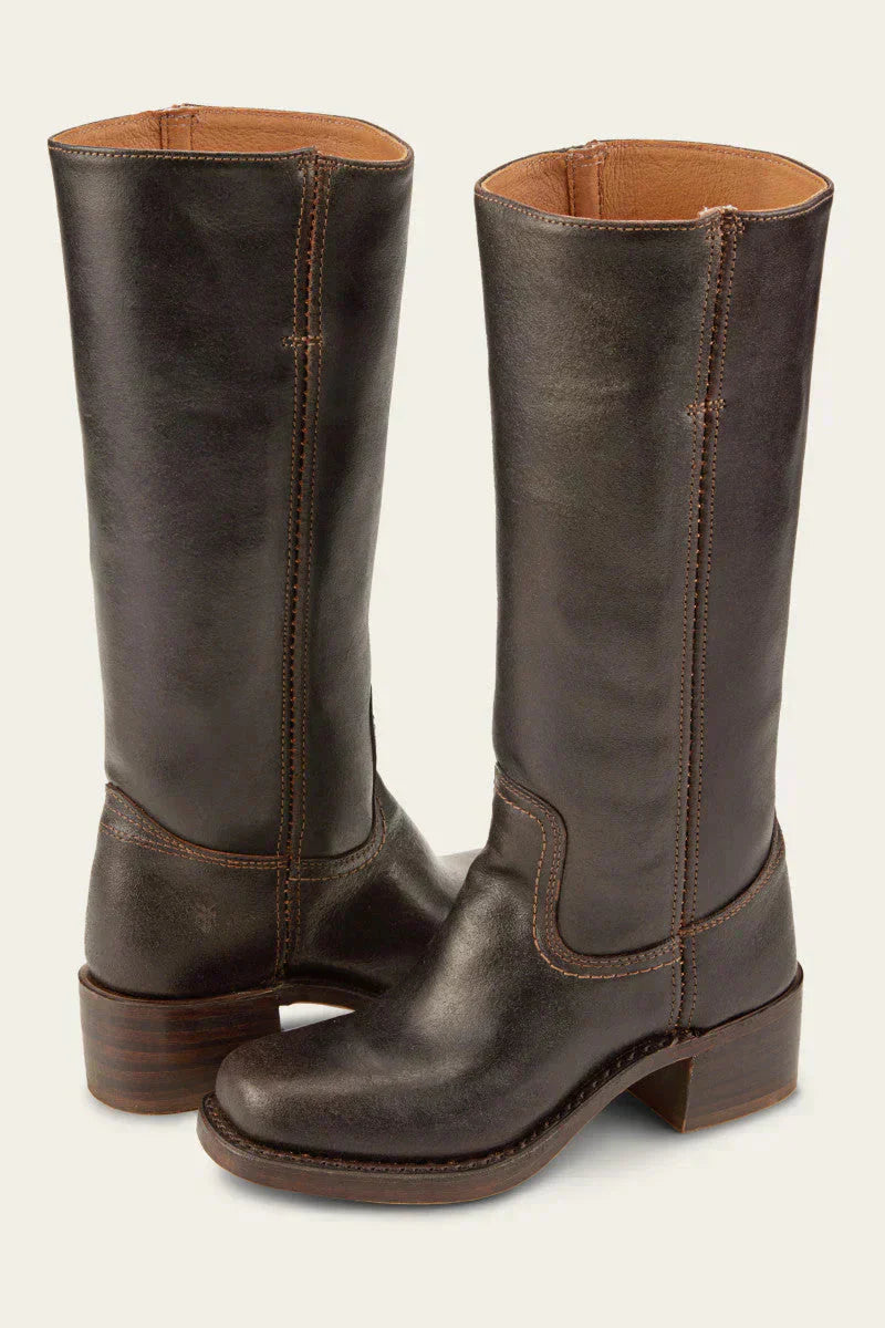Kniehohe Stiefel schwarz mit elegantem Design