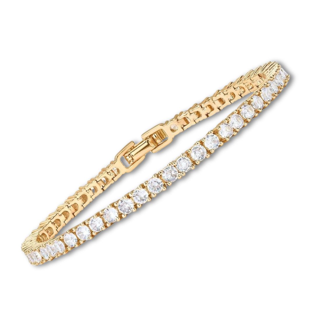 Gold Tennis Bracelet