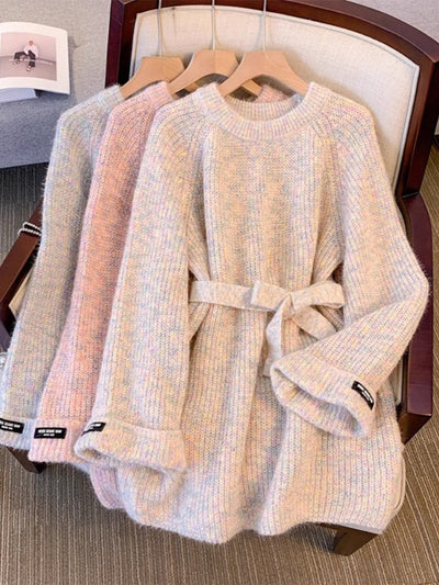 Anja | Elegante Strickkleid mit Schnürung