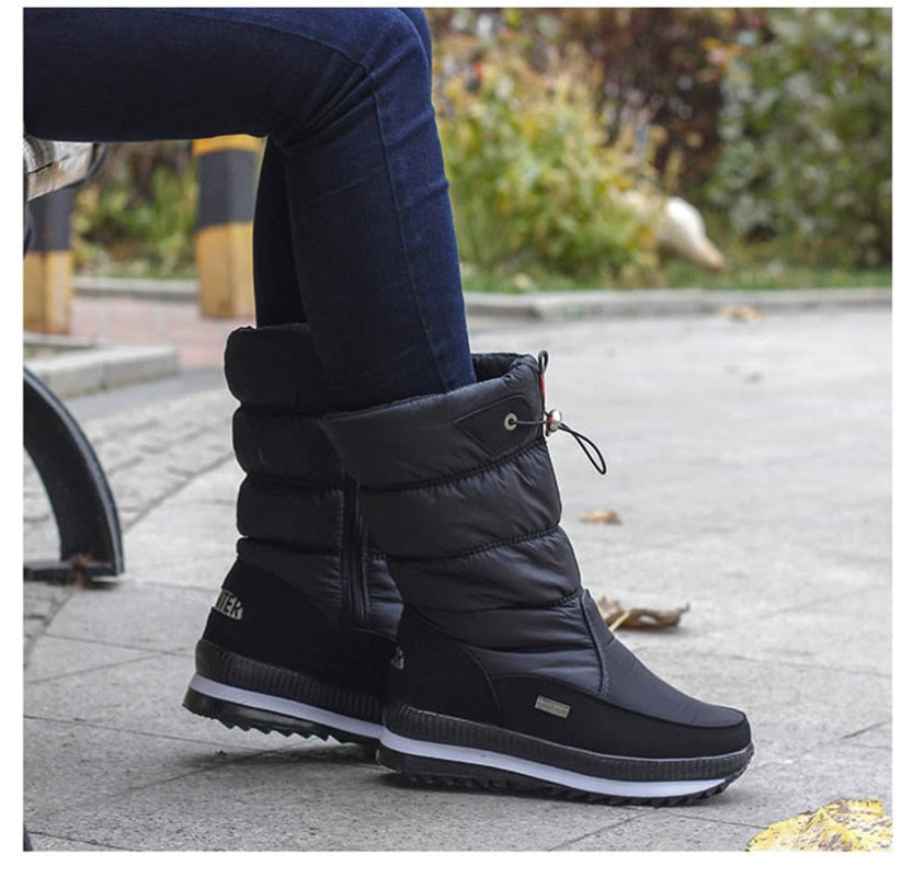 Kuschelige Winterstiefel für Damen mit wasserabweisender Obersohle – warm für Wintertage