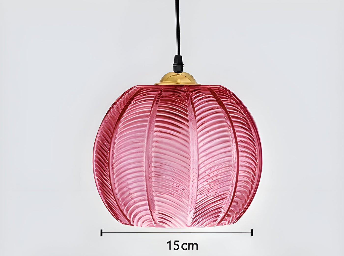 EternaGlow – Retro Glas Pendelleuchte