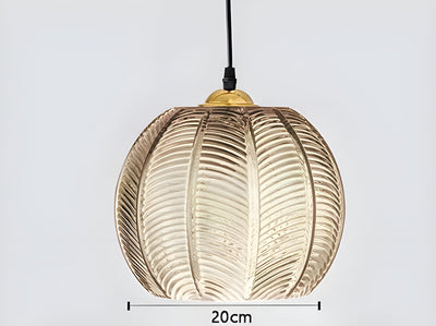 EternaGlow – Retro Glas Pendelleuchte