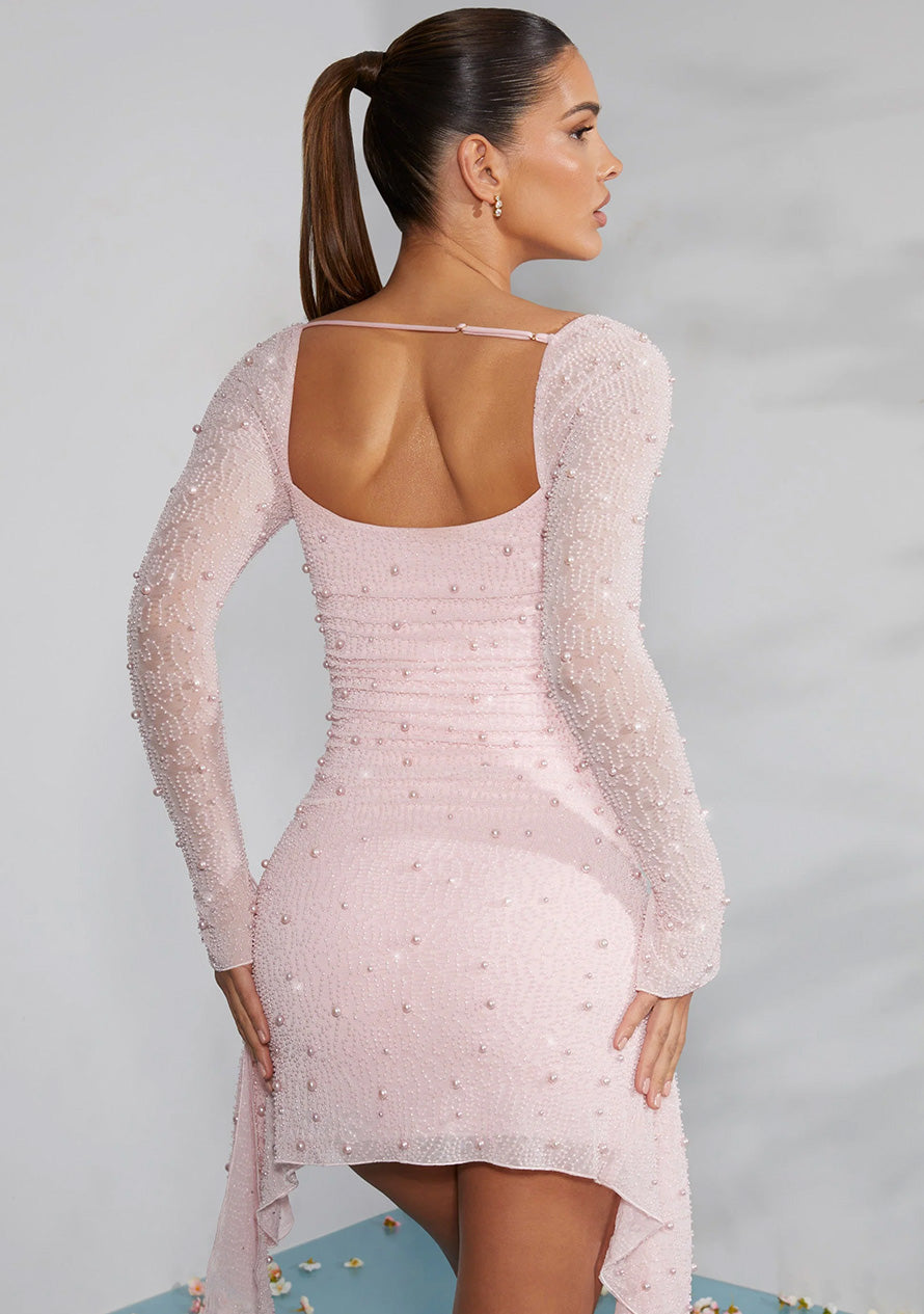 Alessia - Langärmliges Minikleid