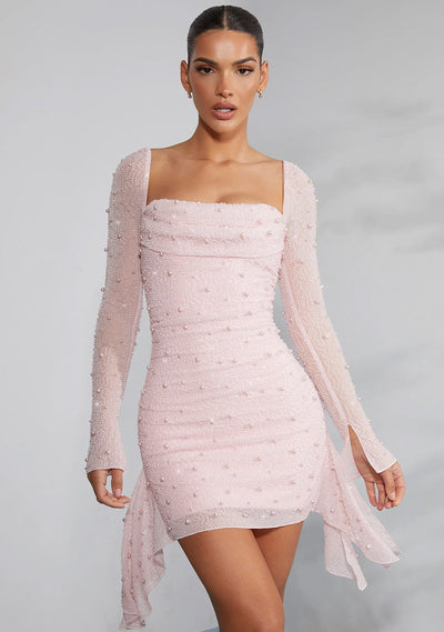 Alessia - Langärmliges Minikleid