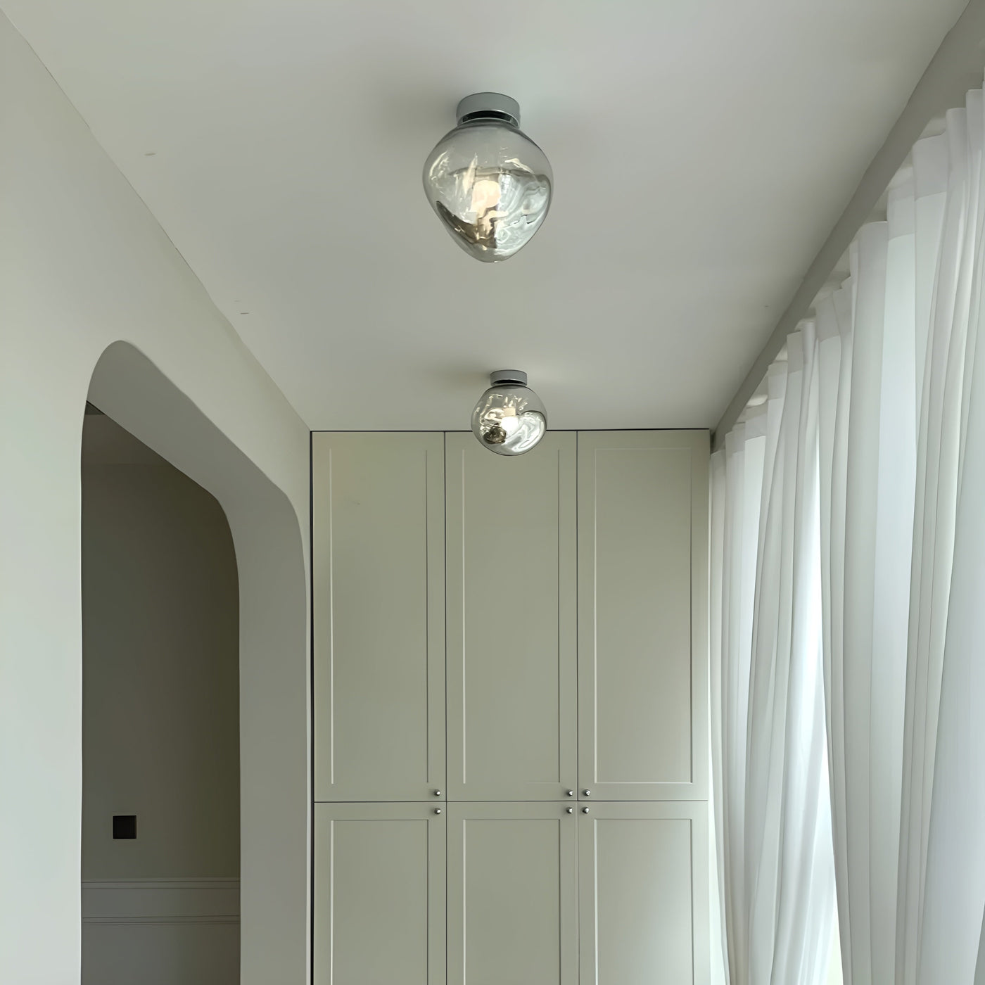 GlazeScape Light – Skandinavische Lava-Glas-Wandleuchte