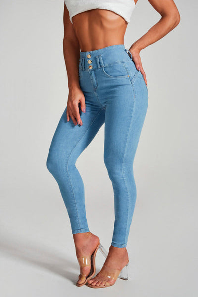 Lea - Hochtaillierte Skinny Jeans für Damen