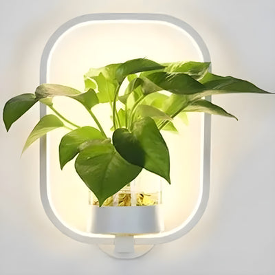 AisleBloom Light - Nordische Pflanzen-LED-Wandleuchte