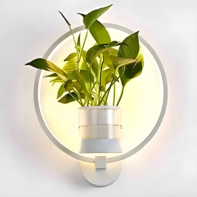 AisleBloom Light - Nordische Pflanzen-LED-Wandleuchte