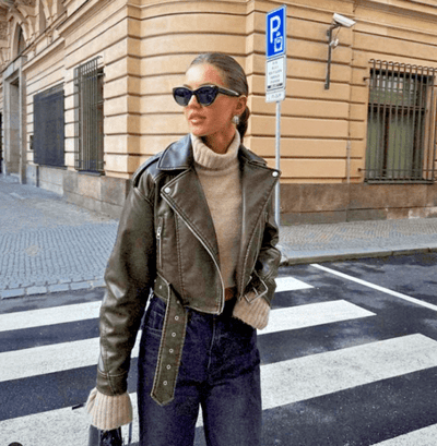 Mühelose Oversize Jacke mit markanter Silhouette für Damen