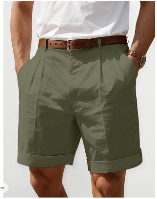 Lennox - Herren Sommer Leinen Shorts