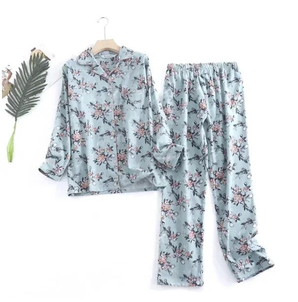Roxana - Bequemes Damen Pyjama-Set mit lebendigen Mustern