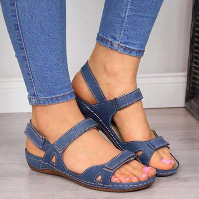 Mariann- Orthopädische Sommersandalen mit Klettverschluss für Frauen