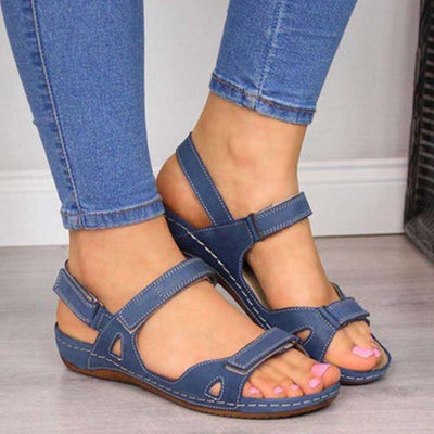 Mariann- Orthopädische Sommersandalen mit Klettverschluss für Frauen