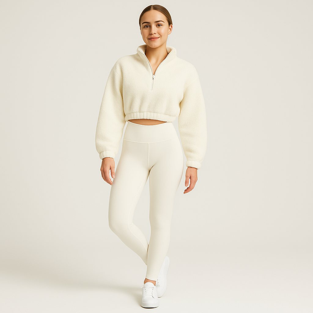 Marlis | Fleecegefüttertes Yoga-Outfit-Set