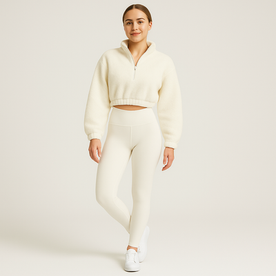 Marlis | Fleecegefüttertes Yoga-Outfit-Set