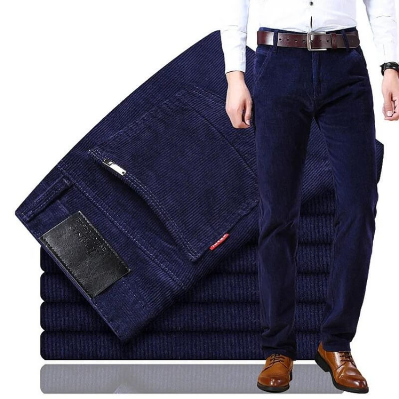 Lange Cordhose für Herren