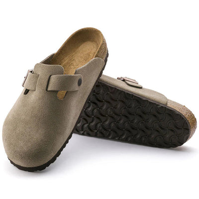 Wildleder-Loafer-Sandalen mit Schnalle für Herren