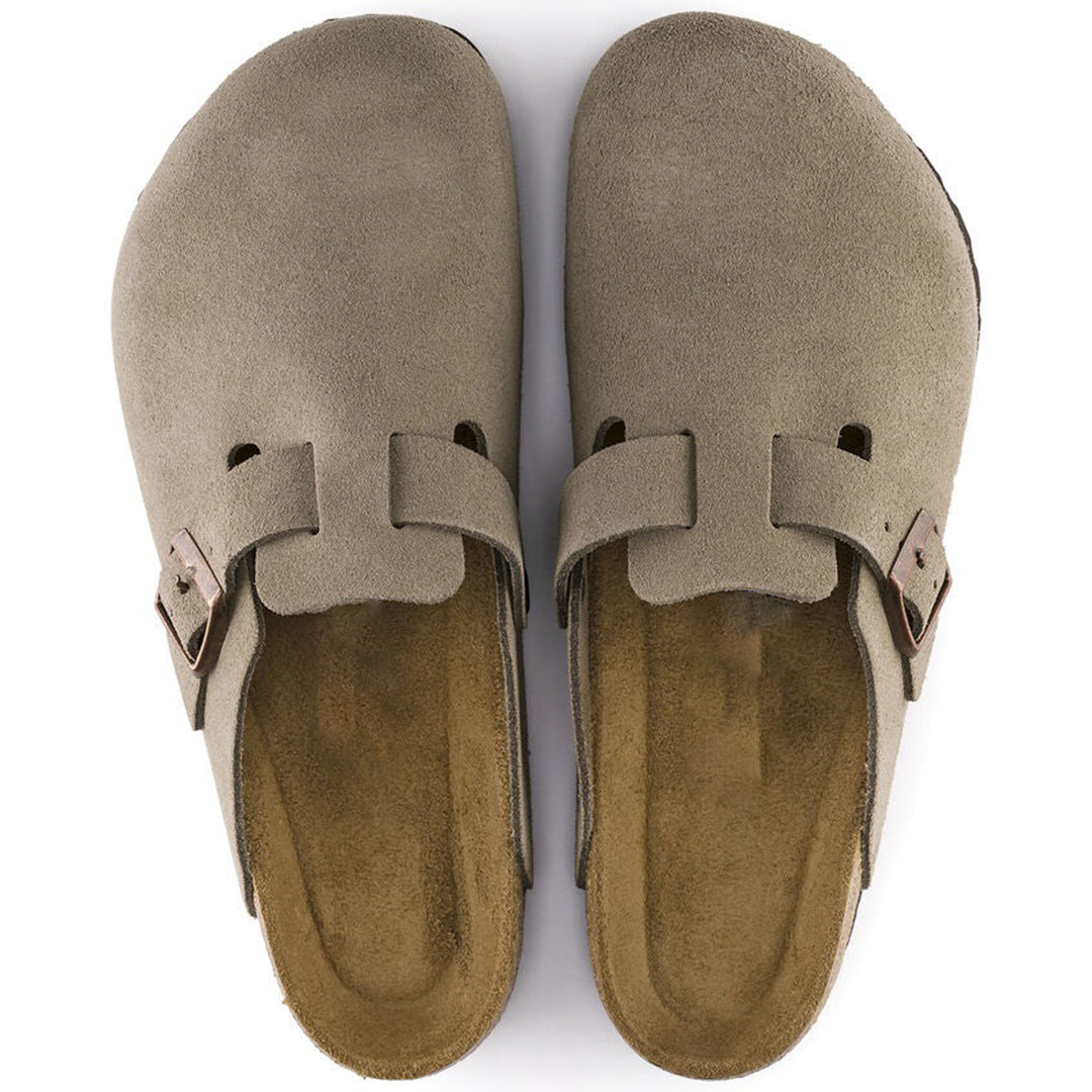 Wildleder-Loafer-Sandalen mit Schnalle für Herren