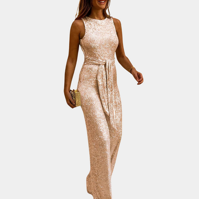 Monica | Glitzernder Sommer-Jumpsuit