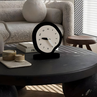 WhisperTime Clock - Wabi-Sabi Stumme Tischuhr