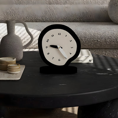 WhisperTime Clock - Wabi-Sabi Stumme Tischuhr