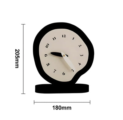 WhisperTime Clock - Wabi-Sabi Stumme Tischuhr