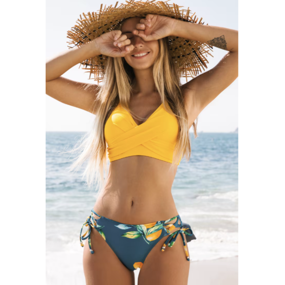 Ava® | Lebendiges Bikini-Set
