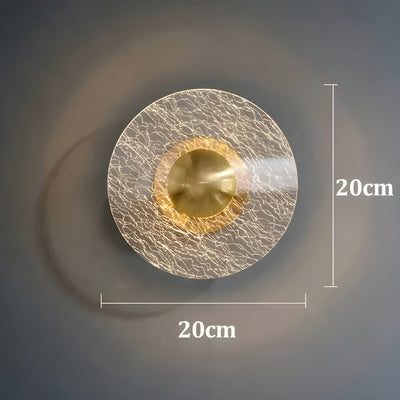 FlorenceGlow Light – Skandinavische Runde LED-Wandleuchte