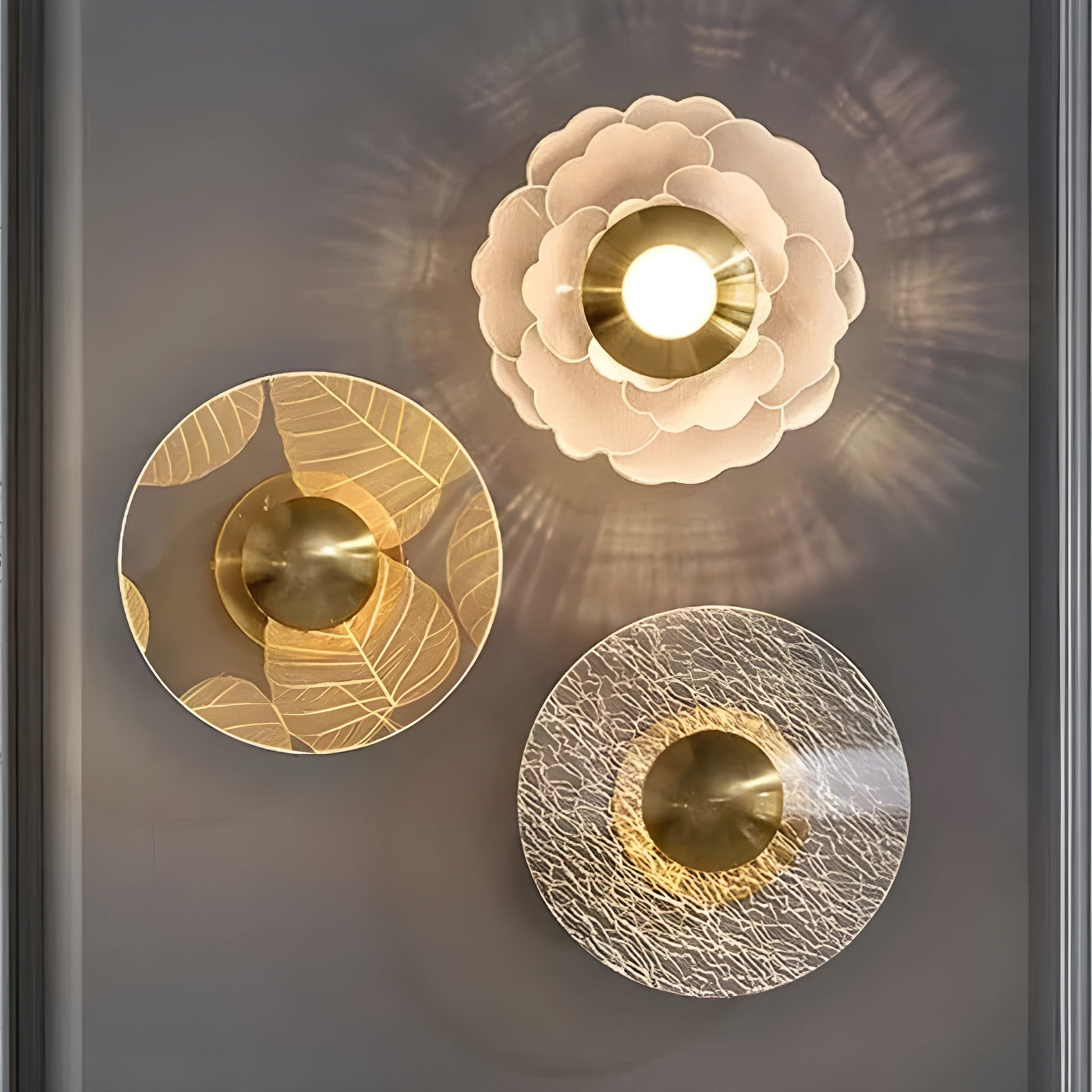 FlorenceGlow Light – Skandinavische Runde LED-Wandleuchte