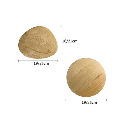 LumeCircle Light – Moderne Runde Wandlampe aus Holz