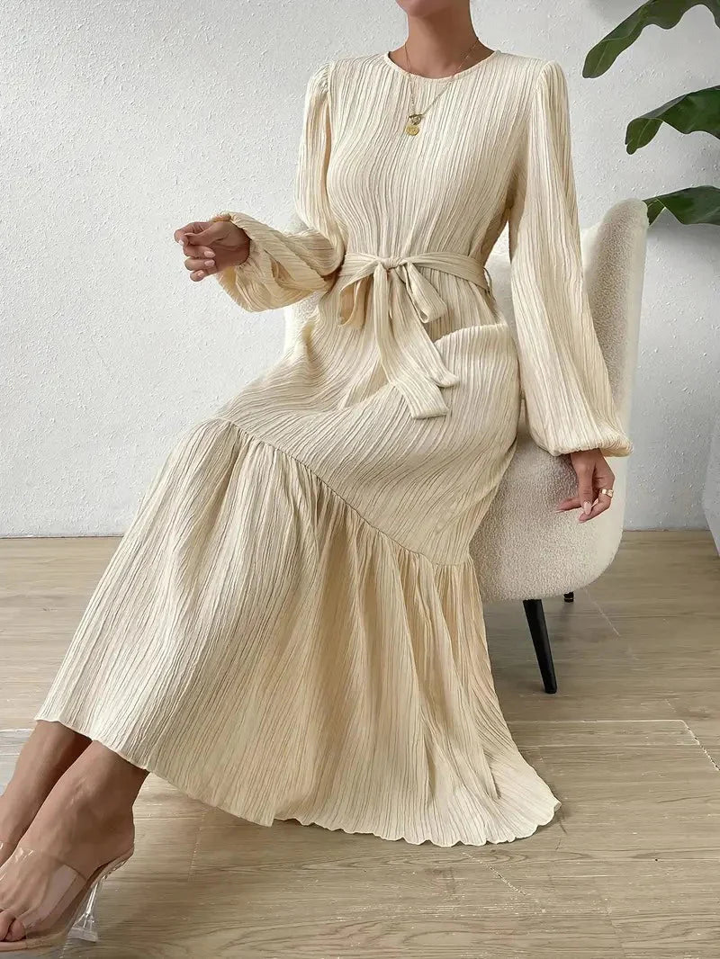 Elegantes Langarmkleid mit zeitlosem Stil für Damen