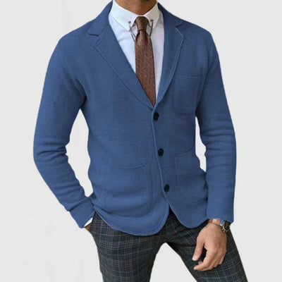 Herren Strickblazer mit modernem Schnitt und praktischen Taschen Aliams
