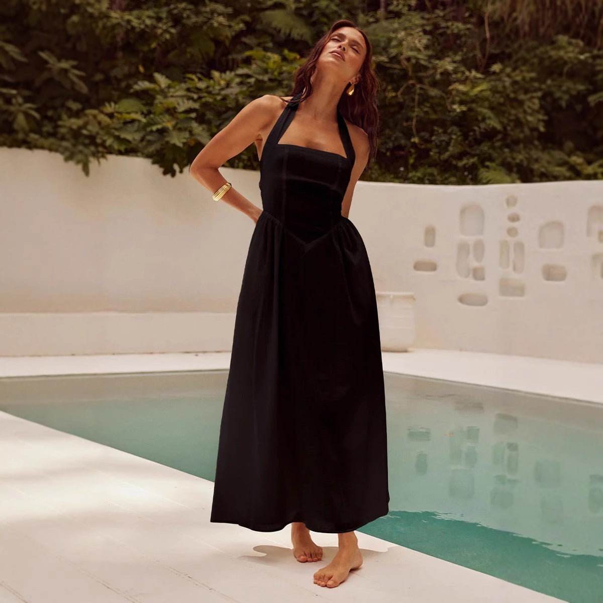 Britta - rückenfreies Abendkleid