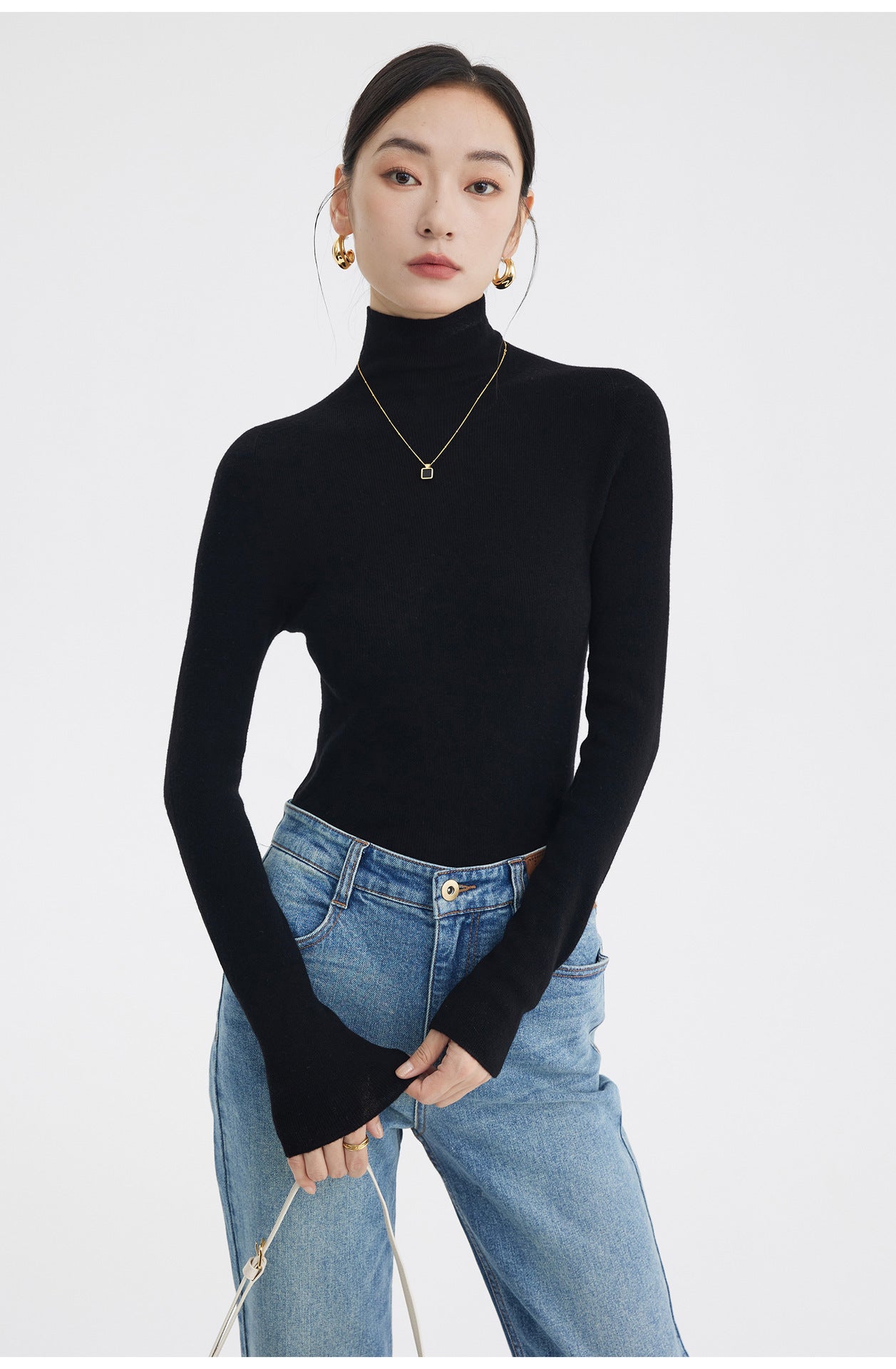 Brand & Belle | Luxuriöser Merinowollrollkragen