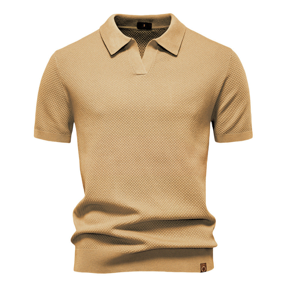 Holger – Strukturiertes Polo-Shirt