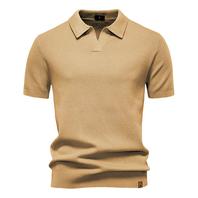 Holger – Strukturiertes Polo-Shirt