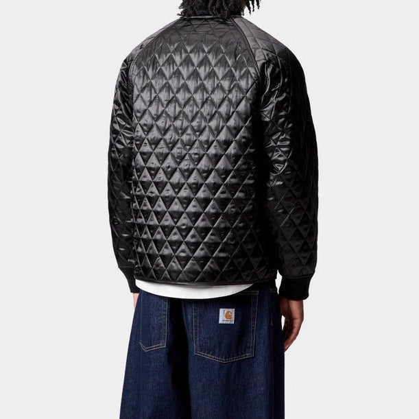 Herren gesteppte Baumwolljacke mit praktischem Reißverschluss Aliams