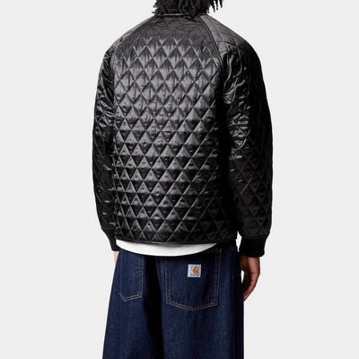 Herren gesteppte Baumwolljacke mit praktischem Reißverschluss Aliams