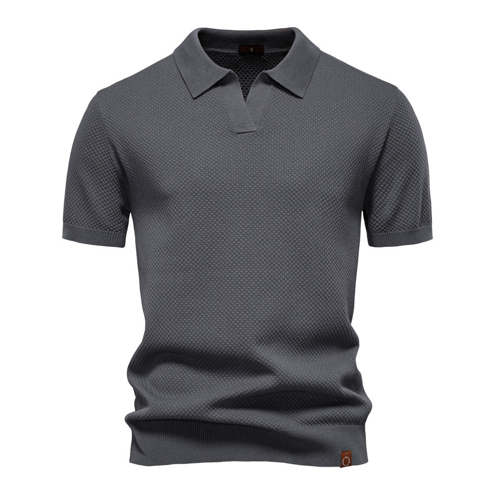 Holger – Strukturiertes Polo-Shirt