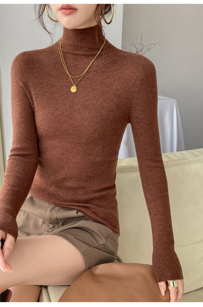 Brand & Belle | Luxuriöser Merinowollrollkragen