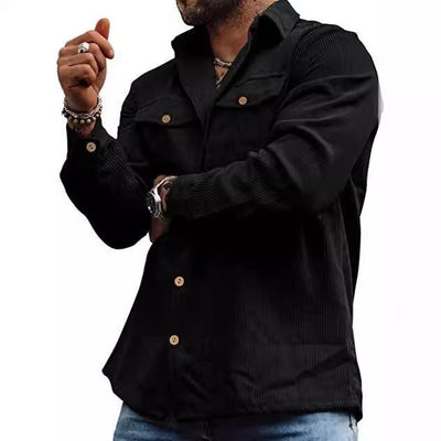 Herren cordjacke im lässigen Schnitt Aliams