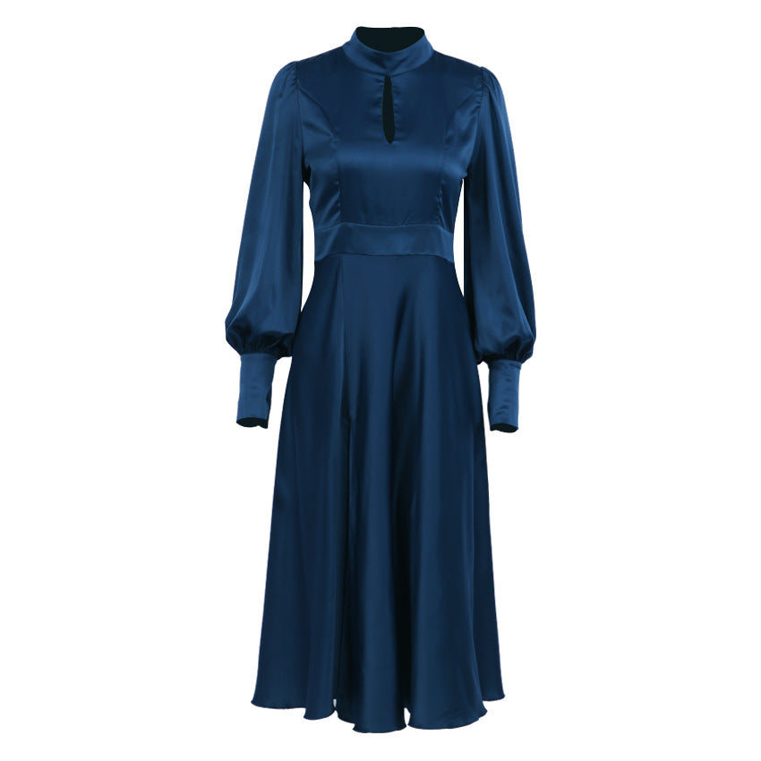 Brinja - Elegantes langes Abendkleid mit Ärmeln