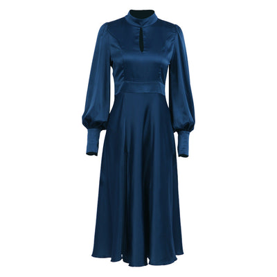 Brinja - Elegantes langes Abendkleid mit Ärmeln