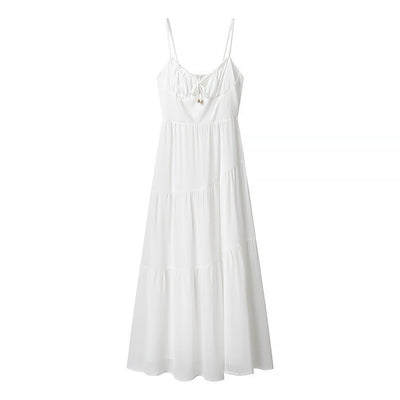 Eva - Neckholder-Sommerkleid mit Trägern und Stufenrock