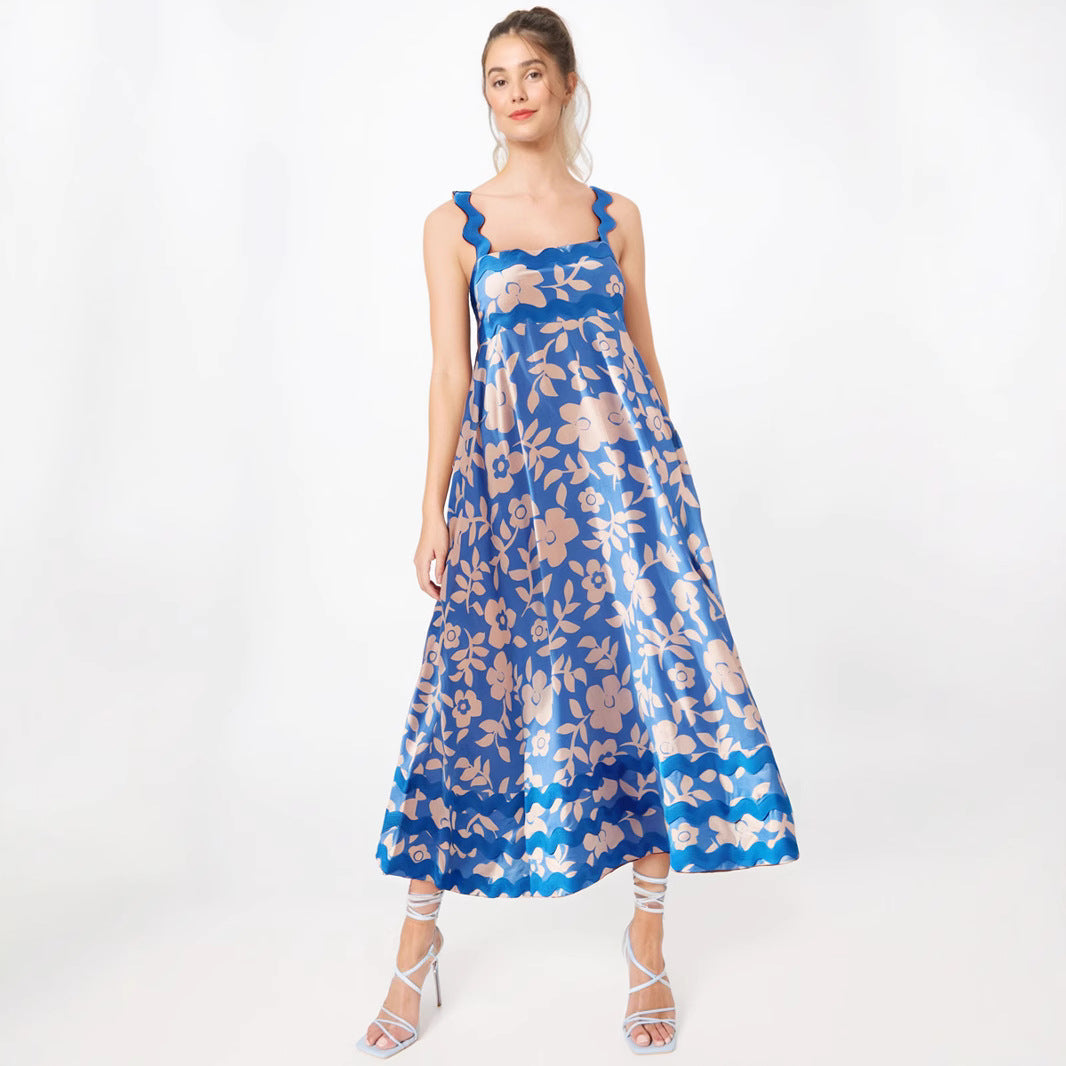 Tilda - Langes Blumenkleid