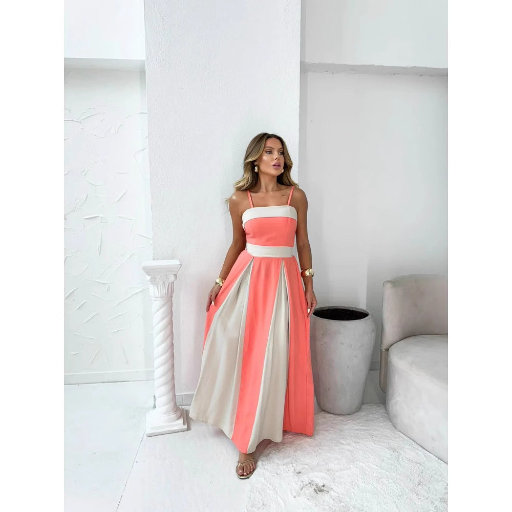 Signy - Elegantes langes ärmelloses Kleid