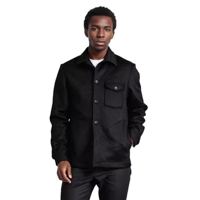 Herren elegante Wolljacke mit praktischen Taschen Aliams