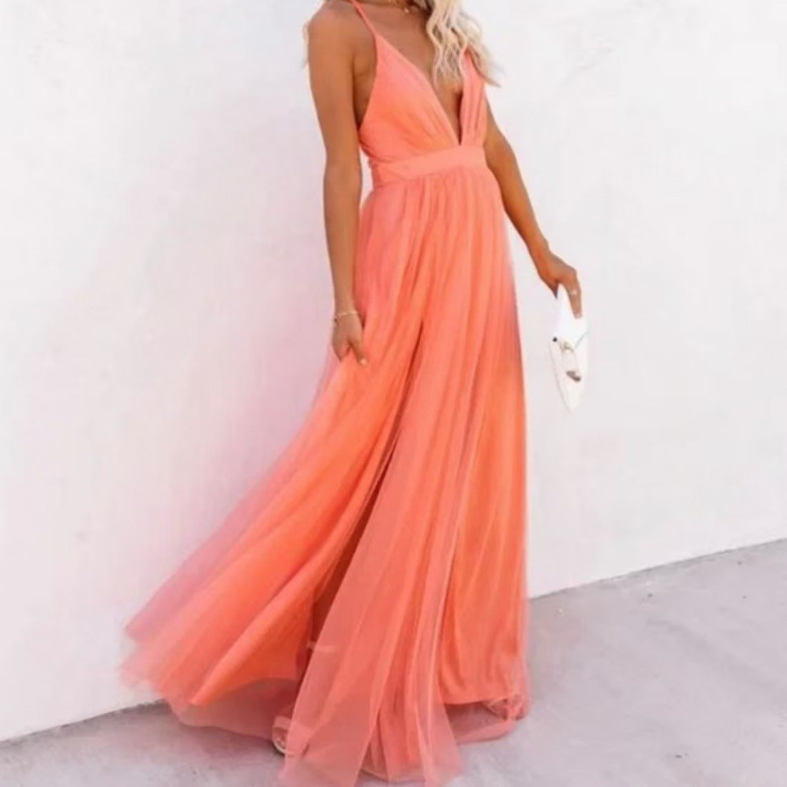 Ruza - Elegantes Maxikleid für Festliche Anlässe im Frühling/Sommer