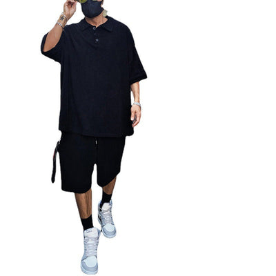 Herren lässiges Oversized T-Shirt mit kurzen Ärmeln Aliams