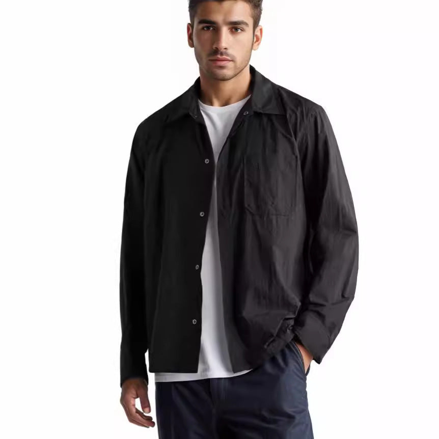 Herren leichte Übergangsjacke mit praktischen Taschen Aliams